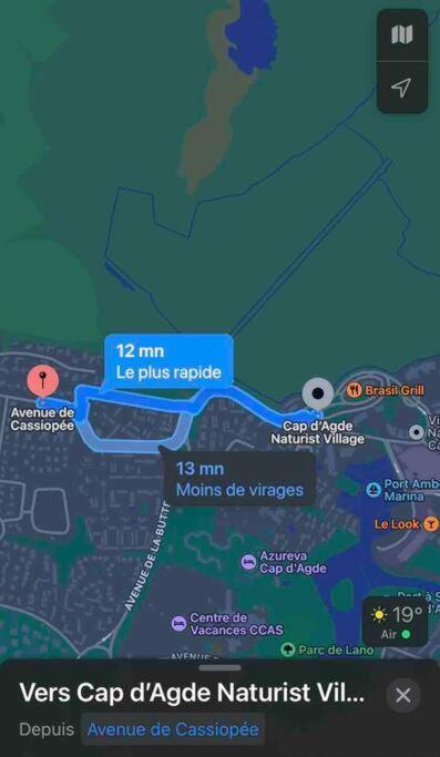 Joli Appartement A Proximite Du Village Naturiste Agde Extérieur photo